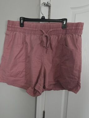 Ava &Viv Women's Pink Drawstring Shorts